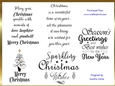 Christmas Time Wordart Sentiments Kit 8