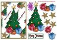 Christmas Glitter Hearts Topper