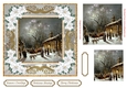 Christmas Night Vintage Topper White Poinsettia