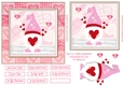 Just Love You 6x6ins Decoupage Romance Topper
