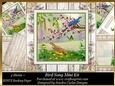 Bird Song Decoupage 8x8ins Mini Kit