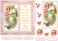 Birthday Wishes Vintage Decoupage 7x7ins Topper