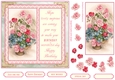 Birthday Wishes Vintage Decoupage 7x7ins Topper 1