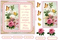 Birthday Wishes Vintage Decoupage 7x7ins Topper 2