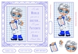 Thank You Doctor Decoupage 7x7ins Topper 2