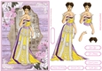 Female Birthday Vintage Lady Decoupage Topper 4