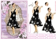 Female Birthday Vintage Lady Decoupage Topper 7