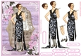 Female Birthday Vintage Lady Decoupage Topper 8