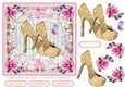 Female Birthday Diamond Shoes 7x7ins Topper 4