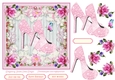 Female Birthday Diamond Shoes 7x7ins Topper 5