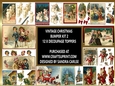 Vintage Christmas 12 sheets kit 2