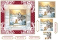 Together at Christmas Vintage Scene Lace Filigree Topper 2