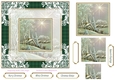 White Christmas 7x7ins Vintage Lace Filigree Topper 3