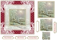 White Christmas 7x7ins Vintage Lace Filigree Topper 4