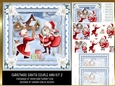 Christmas Santa Couple 8x8ins Mini Kit 2
