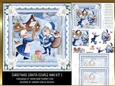 Christmas Santa Couple 8x8ins Mini Kit 1