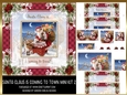Christmas Santa Claus Vintage 8x8ins Mini Kit 2