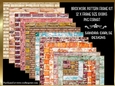 Brickwork Pattern 8x8ins x 12 Frames Kit