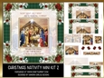 Christmas Vintage Nativity 8x8ins Mini Kit 2