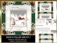 Christmas Snow is Falling 8x8ins Mini Kit 1