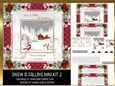 Christmas Snow is Falling 8x8ins Mini Kit 2
