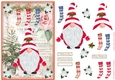 Christmas Nordic Watercolour Gnome Decoupage Topper 14