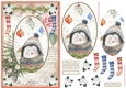 So cute Christmas Animals Decoupage Topper 4