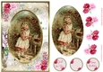 Vintage Times Decoupage Gold Lace Filigree Topper 19