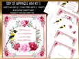 Day of Happiness 7x7ins Decoupage Mini Kit