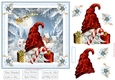Together at Christmas 7x7ins Decoupage Topper 3