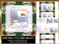 Christmas Vintage Robin Vintage Mini Kit 1