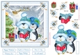 Christmas Its cold outside Decoupage 7x7ins Topper 1