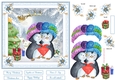 Christmas Its cold outside Decoupage 7x7ins Topper 2