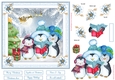 Christmas Its cold outside Decoupage 7x7ins Topper 3