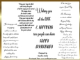 Anniversary Verses wordart kit 3