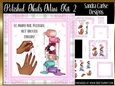 Polished Pink Nails Decoupage 7x7ins Kit 2