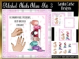 Polished Gold Nails Decoupage 7x7ins Kit 3