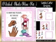 Polished Blue Nails Decoupage 7x7ins Kit 7