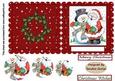Father Christmas & Snowman Scalloped Card