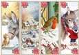 Christmas Vintage 4 x Bookmarks 1