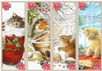 Christmas Vintage 4 x Bookmarks 8