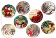 Christmas x 8 Toppers/Tags 1