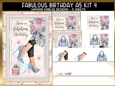 Fabulous Fashion 5 Sheets A5 Decoupage Kit 4