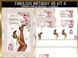 Fabulous Fashion 5 Sheets A5 Decoupage Kit 6