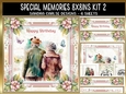 Special Memories 8x8ins Kit 2 with Matching Bookmarks 