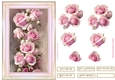 Pink Decoupage Roses A5 Topper 1