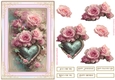 Pink Decoupage Roses A5 Topper 2