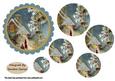 Christmas Mass Scalloped Edge Topper