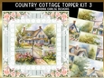 Country Cottages 7x7ins x 6 Topper Kit 3