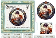 Scorpio Birthday 7x7ins Decoupage Topper 2